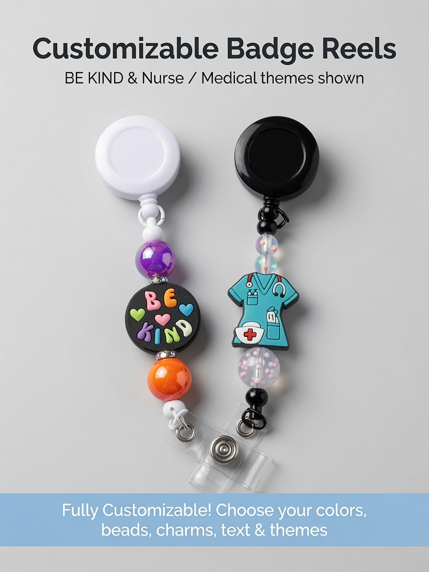 Badge Reels - Make them your own or pick one of ours.