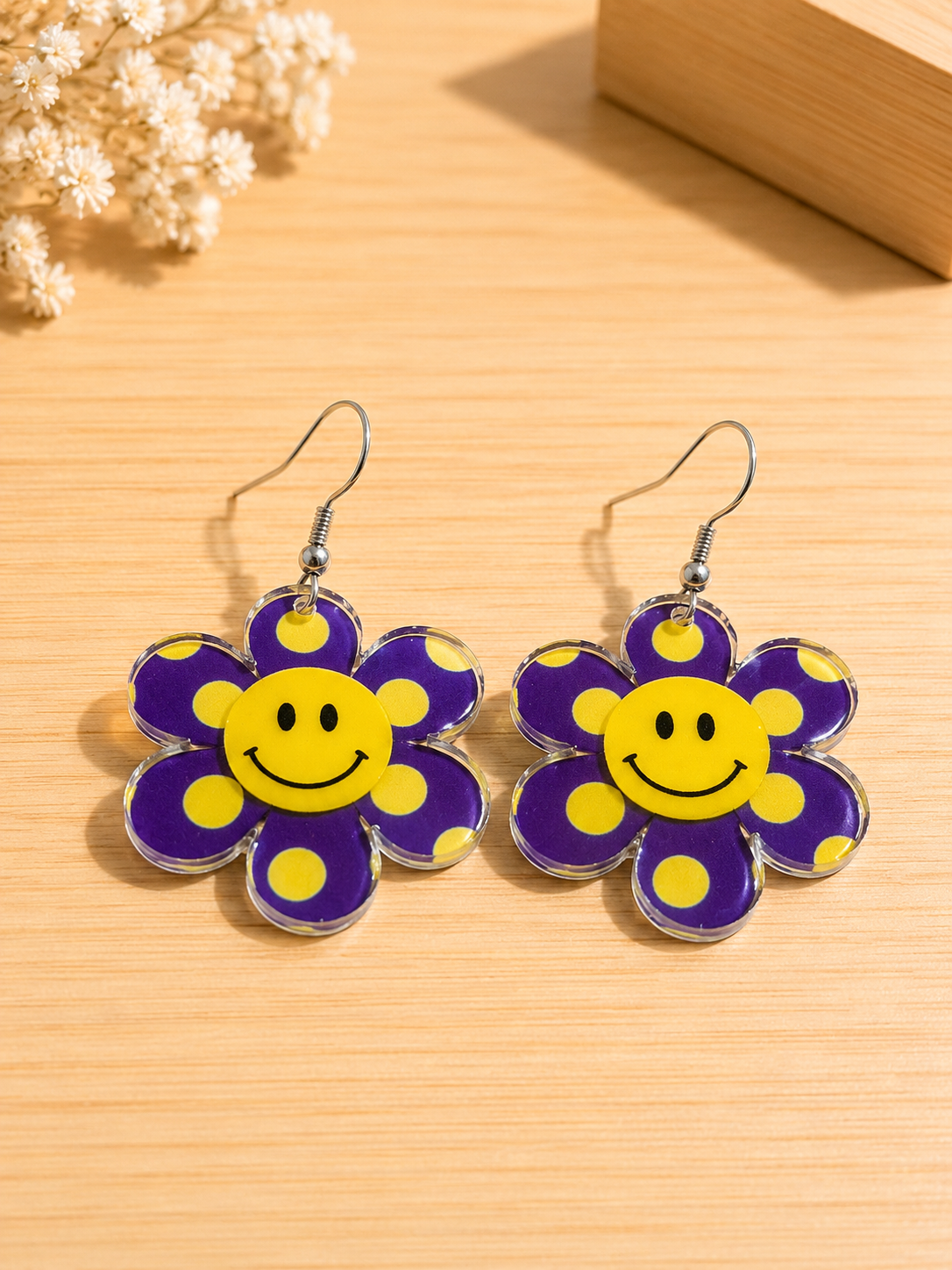 Daisy Acrylic Earrings