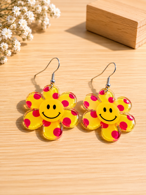 Daisy Acrylic Earrings