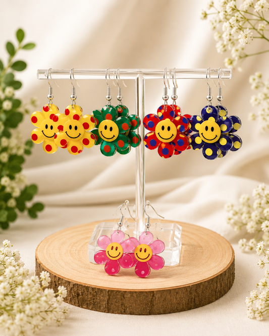 Daisy Acrylic Earrings