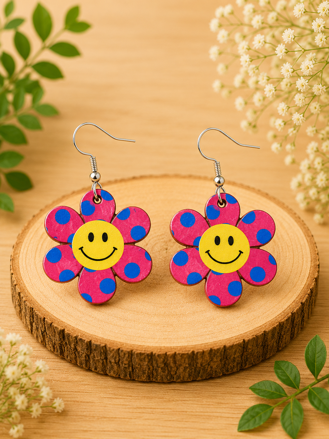 Daisy Acrylic Earrings