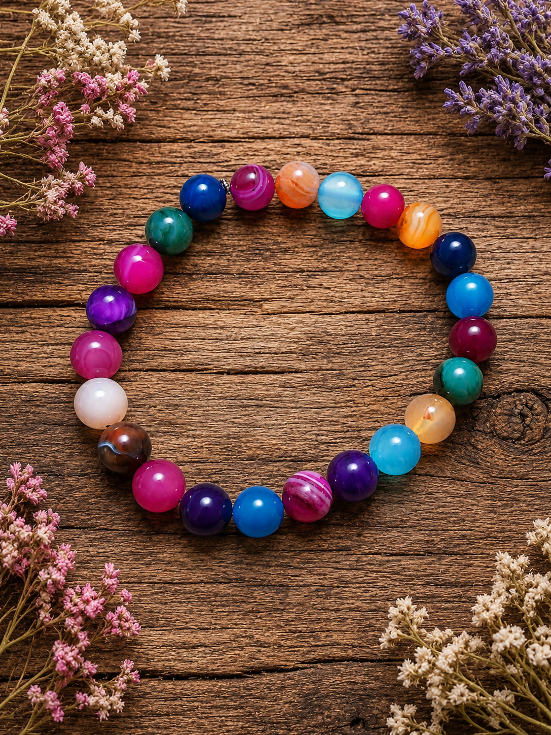 Multi Color Agate - Natural Stone