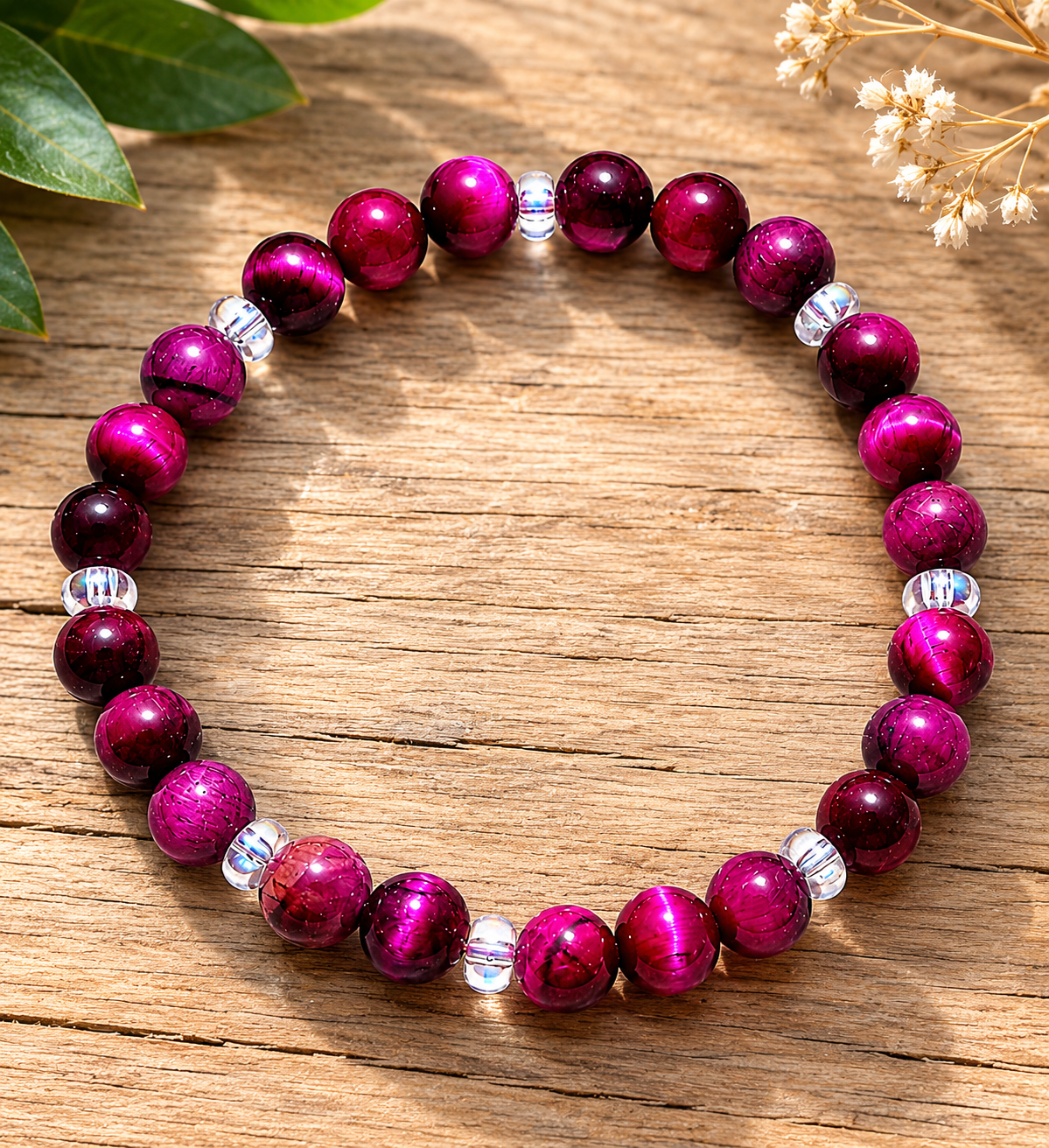 Natural Stone - Rose Red Tiger Eye